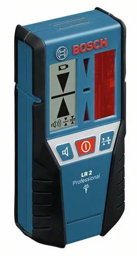 Bosch Professional 0601069100 Laserempfänger - Messgeräte, handlicher Hochleistungsempfänger für Reichweiten bis 50 m, ideal für präzise Ausrichtungen bei verschiedenen Lichtverhältnissen.