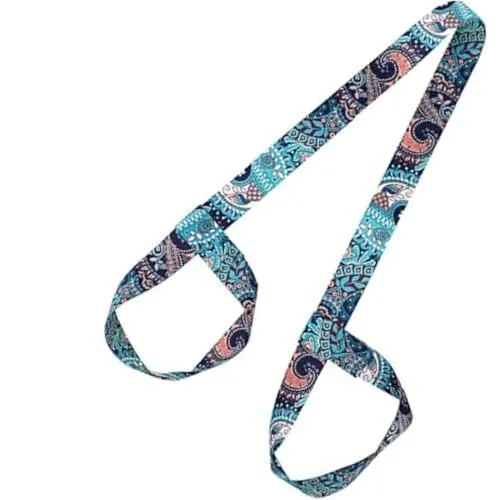LiJuanWang Yogamatte Tragegurt, Verstellbarer Tragegurt für Yogamatten, Elastischer Yoga Gurt für Pilates, Dehnen und Fitness, Grün, Nylon + Polyester, Webbing, Adjustable, Schnalle
