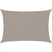 vidaXL Sonnensegel Rechteckig Hellgrau
