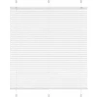 Rollo Plissee Weiß 115x150 cm - vidaXL - Elegantes Plissee-Rollo in Weiß, ideal für Fenster mit einer Breite von 115 cm und einer Höhe von 150 cm. Hergestellt aus hochwertigem Polyester für optimale Lichtregulierung.