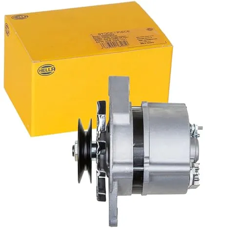 HELLA 8EL 015 643-181 Generator/Lichtmaschine - 14V 33A für Massey Ferguson - Hochwertige Lichtmaschine für Massey Ferguson und andere Marken, inklusive Riemenscheibe, ideal für zuverlässige Energieversorgung bei landwirtschaftlichen Einsätzen.
