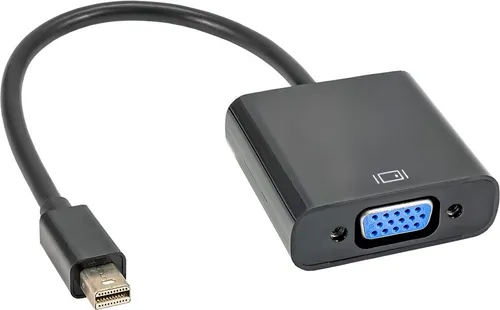 Akyga AK-AD-39 Videokabeladapter 0,15 m Mini DisplayPort VGA (D-Sub) Schwarz