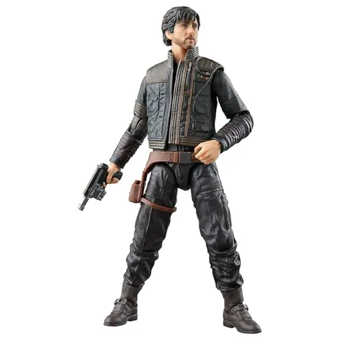 Star Wars: Andor Black Series Actionfigur Cassian Andor 15 cm - Spielfigur von Cassian Andor aus Star Wars: Andor, detailgetreu mit 2 Zubehörteilen, ideal für Sammler und Fans der Star Wars Galaxis.