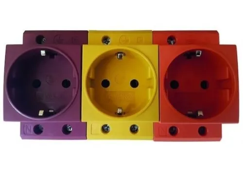 Steckdosen Orange von PROTEC.class