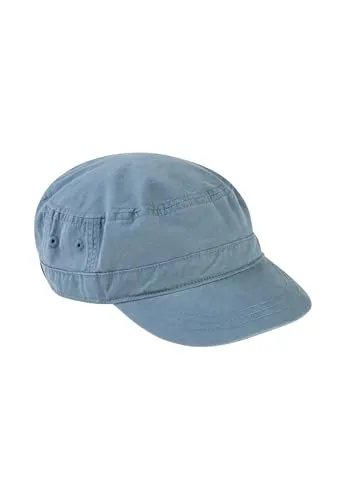 camel active Herren Military Cap aus reiner Baumwolle - Sturmblau - Stylische Military Cap aus 100 % Baumwolle mit antibakterieller Ausstattung für frischen Komfort. Verstellbare Details sorgen für optimalen Sitz. Ideal für trendbewusste Herren.