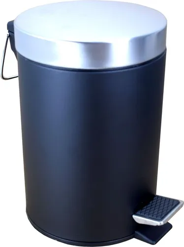 Kosmetik Treteimer 5L mit Fußpedal 20,5 x 28 cm Mülleimer aus Metall