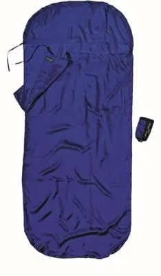 Cocoon KidSack Reiseschlafsack, 180x76cm, Seide, ultramarinblau