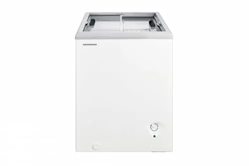 HEINNER HSF‑M84WHC – Gefriertruhe 84 L – Schiebedeckel – Energieeffizienzklasse C – Mechanischer Thermostat – Weiß – 5 Jahre Garantie