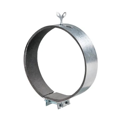 125mm Rohrschelle Rundrohr Befestigung Schnell Trennschelle NW 125 Ø Stahl Gummi