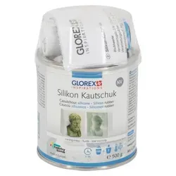 Glorex Silikon Kautschuk RTV NV - 500 g - Niedrigviskoser Silikonkautschuk, ideal für Formenbau mit hoher Elastizität und Einreißfestigkeit. Perfekt für kreative Projekte und DIY-Anwendungen.