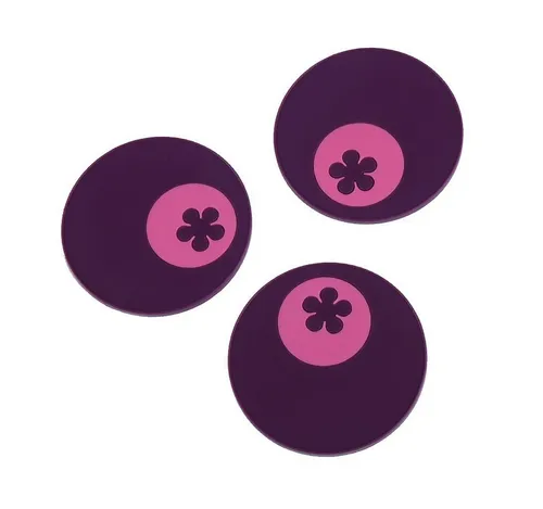 Kochblume Getränkeuntersetzer Multi-Untersetzer, Set, 3-tlg., Hitzebeständig bis 230°