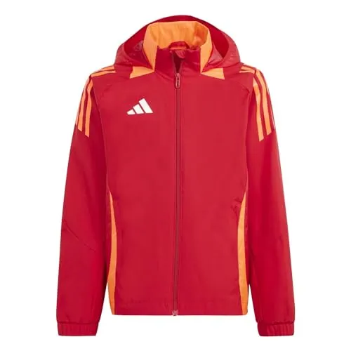adidas Performance Tiro Kinder-Regenjacke in rot von adidas