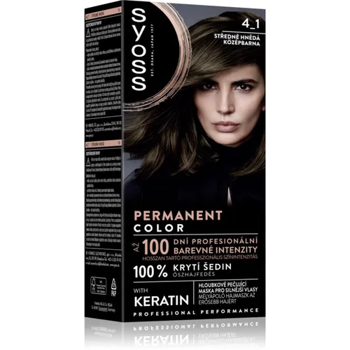 Syoss Permanent Color 4_1 Medium Brown