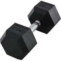 HOMCOM Hanteln 17,5kg – Kurzhantel mit gerändeltem Griff - Hanteln für Zuhause und Fitnessstudio, sechseckiges Design verhindert Wegrollen und sorgt für sicheren Halt. Ideal für gezieltes Krafttraining und Verbesserung der Ausdauer.