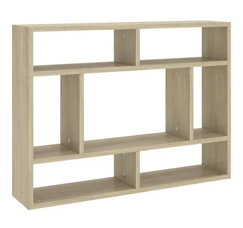 furnicato Wandregal Sonoma-Eiche 75x16x55 cm