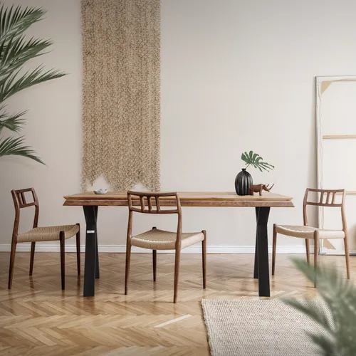 ML-Design Tischbeine 50xH72cm - Industriedesign X-Form - Möbelfüße im angesagten Industrial-Design, aus pulverbeschichtetem Stahl, ideal für DIY-Projekte und vielseitig einsetzbar für Esstische und Schreibtische.