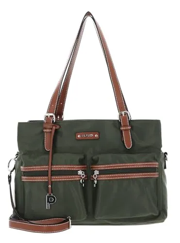 Picard Sonja Shopper M Pesto - Robuste Damen-Schultertasche - Damen-Schultertaschen aus hochwertigem Material, ideal für den täglichen Gebrauch. Maße: 35 x 25 x 14 cm, perfekt für stilvolle Auftritte.