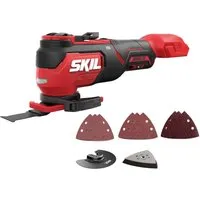 Skil Akku-Multifunktionswerkzeug 3622CA – Bürstenlos und vielseitig - Vielseitiges Akku-Multifunktionswerkzeug für präzise Heimwerkerarbeiten. Mit bürstenlosem Motor für hohe Leistung und langer Lebensdauer. Schneller Zubehörwechsel dank Twist + Lock-System.