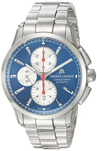 Maurice Lacroix Herren analog Schweizer Automatikwerk Uhr mit Edelstahl Armband PT6388-SS002-430-1