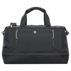 Victorinox Werks Traveler 6.0 Weekender - Black - Reisetasche mit ausklappbarer Reißverschluss-Erweiterung für bis zu 13 cm mehr Stauraum, ideal für Wochenendtrips und Geschäftsreisen.