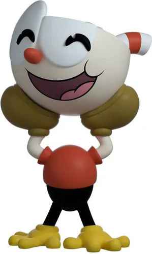 Cuphead: The Cuphead Show - Cuphead 5 inch Figure - Aufstellfigur von Cuphead, detailreich und perfekt für Sammler oder als Geschenk für Fans der Serie.