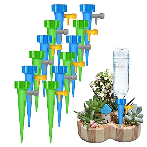 Automatisches Bewässerung Set, 12-teilig - Einstellbares Bewässerungssystem für Topfpflanzen, ideal für Innen- und Außenanwendungen. Genießen Sie Ihre Reisen, während Ihre Pflanzen automatisch versorgt werden!
