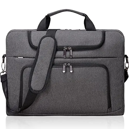 BERTASCHE Laptoptasche 17 Zoll - 17,3 Zoll Notebooktasche für Herren Damen, Computertasche für Reisen/Business/Schule/Arbeit