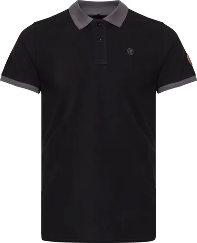 Blend Ralf Herren Poloshirt - 100% Baumwolle, Größe:S, Farbe:Black (70155) - Poloshirt für Herren aus nachhaltiger Baumwolle, mit farblich abgesetztem Kragen und Logostickerei - ideal für lässige Anlässe und schicke Freizeitoutfits.