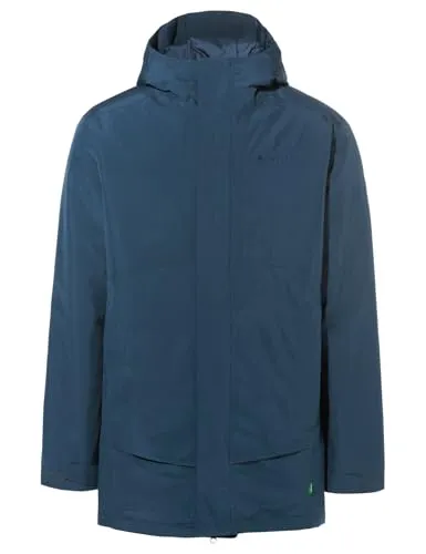 Vaude Rosemoor Padded Parka XXL - Wetterfester Winterparka in Blau - Robuster Parka für kalte Tage, ausgestattet mit PrimaLoft-Isolierung, wind- und wasserdicht. Ideal für Reisen, aus 100% recyceltem Polyester.