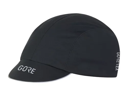 GOREWEAR C7 GORE-TEX Kappe, Schwarz, Einheitsgröße - Unisex Regen-Kappe für Radfahrer, wasserdicht und atmungsaktiv dank GORE-TEX Technologie. Ideal für alle Wetterbedingungen, auch unter dem Helm tragbar.