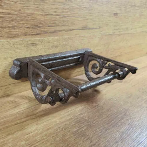 WC Rollenhalter Gusseisen Toilettenpapierhalter Klopapierhalter SM015776-B