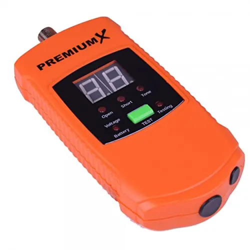 Premium X CF-12 Kabelfinder - Leitungssucher mit LCD Display - HiFi-Kabel und Koaxialkabel Prüfer, ideal zur schnellen und präzisen Zuordnung von Kabeln in Ihrem Zuhause, mit 1200m Reichweite und praktischer Auto-Power-Off-Funktion.