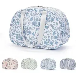 Kulturbeutel Kosmetiktasche Reise Makeup Zz-kleine Blaue Blume