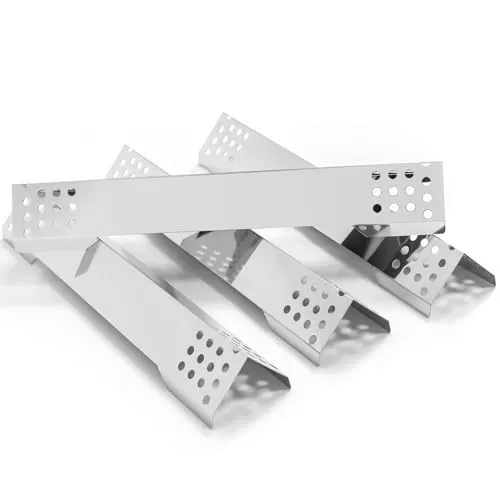 Edelstahl Heizplatte für Rösle Videro Series G3, G3-S, G3-S Nero, Vario+, 40.2CM Brennerabdeckung Ersatzteile Flammenverteiler für Rösle Videro G2, G4, G6 Serie und Sansibar Aromaschienen, 4 Stück