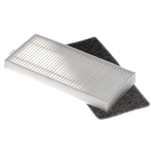 vhbw Staubsauger-Filter Set kompatibel mit Ecovacs Deebot N79, N79S Saugroboter - 2X Ersatz-Filter (HEPA-Filter, Schaumstoff-Filter)