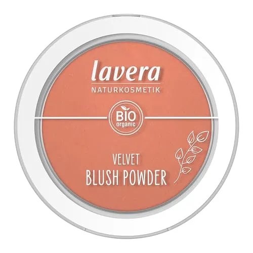 lavera Velvet Blush Powder -Rosy Peach 01- apricot - Bio-Mandelöl & Vitamin E - matt - Samtige Textur (1 x 5g)