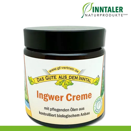 INGWER CREME 110 ml - Tagespflege mit wertvollem Ingwerextrakt, wirkt belebend und revitalisierend für einen frischen Teint.