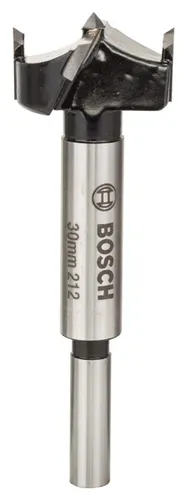Bosch Forstnerbohrer 30mm - Präzise Bohrungen für Tischler - Forstnerbohrer für präzise Bohrungen in abrasiven Materialien. Ideal für Holzarbeiten, erzielt splitterfreie Lochdurchmesser und höchste Präzision.