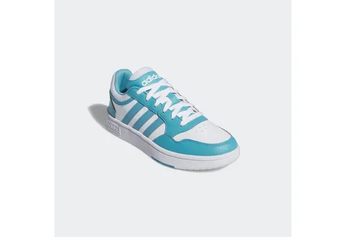 adidas Damen Hoops 3.0 Schuhe - Damen-Sneaker mit regulärer Passform, Schnürsenkeln und bequemer Dreiviertel-Gummi-Cupsohle für optimalen Tragekomfort.