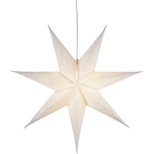 Star Trading Papierstern Decorus, handgeschöpftes Papier, weiß, Ø 63cm
