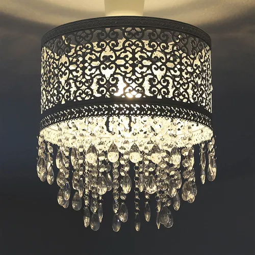 Hängelampenschirm MARRAKECH weiß von Grafelstein