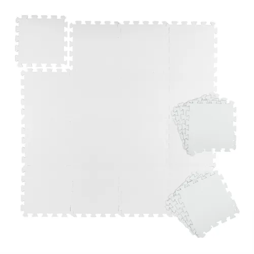relaxdays Puzzlematte Bodenschutzmatte 30x30cm 24er Set - Sportmatten Set mit 24 Puzzle-Steckmatten, ideal für Fitnessübungen und Geräte. Antirutsch, schalldämpfend und wärmeisolierend - für individuellen Schutz in jedem Raum.