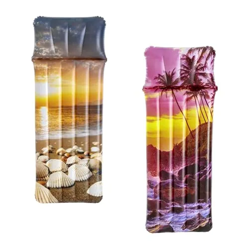 Bestway Luftmatratze, Küstenblick, 183 x 71 cm in pink von Bestway