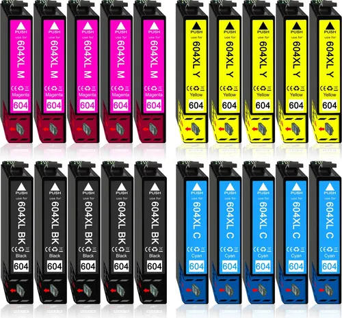 20er Pack Druckerpatronen 604 604XL kompatibel mit Epson XP-3205