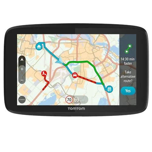 TomTom GO 620 - 6 Zoll PKW-Navigationsgerät, lebenslange Kartenupdates für 158 Länder, Bluetooth und Wi-Fi für einfache Updates
