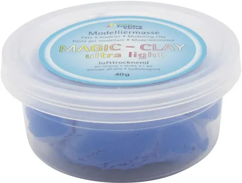 Produktbild Glorex Magic-Clay ultralight blau 40 g, 57 Gramm  Knet- & Modelliermaterial
