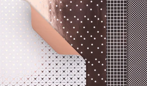 Faltpapier X Mas Roségold