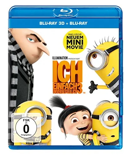 Ich - Einfach unverbesserlich 3 Special Edition - Familienkomödie auf Blu-ray 2D, mit spannender Zwillingsrivalität und einem neuen Bösewicht, der für jede Menge Chaos sorgt!