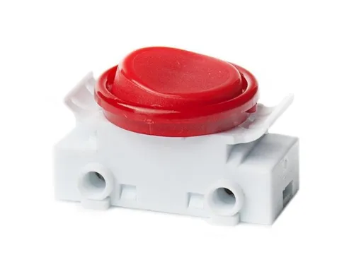 Wippschalter rund rot 15mm 19mm Schalter Wandleuchte Lampe Nachttischlampe Nacht