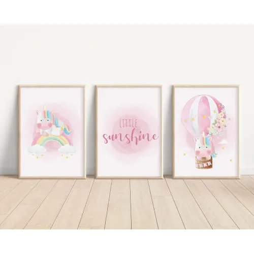 Poster & Bildende Kunst Pink von MeinBaby123